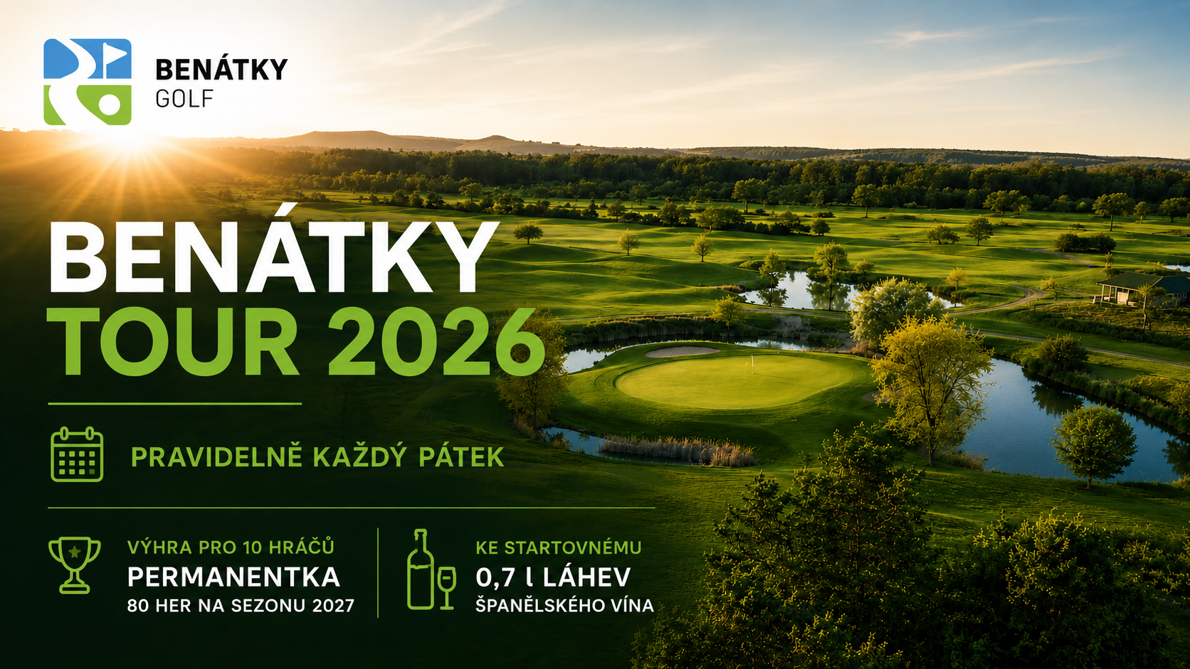 Každý pátek patří Benátky Tour 2026! ⛳
