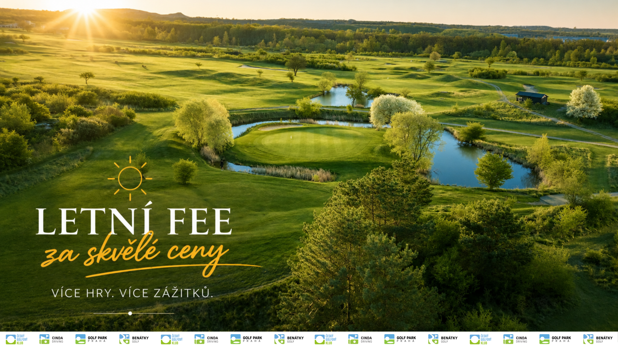 Hrajte Benátky Golf přes léto výhodněji! ☀️⛳